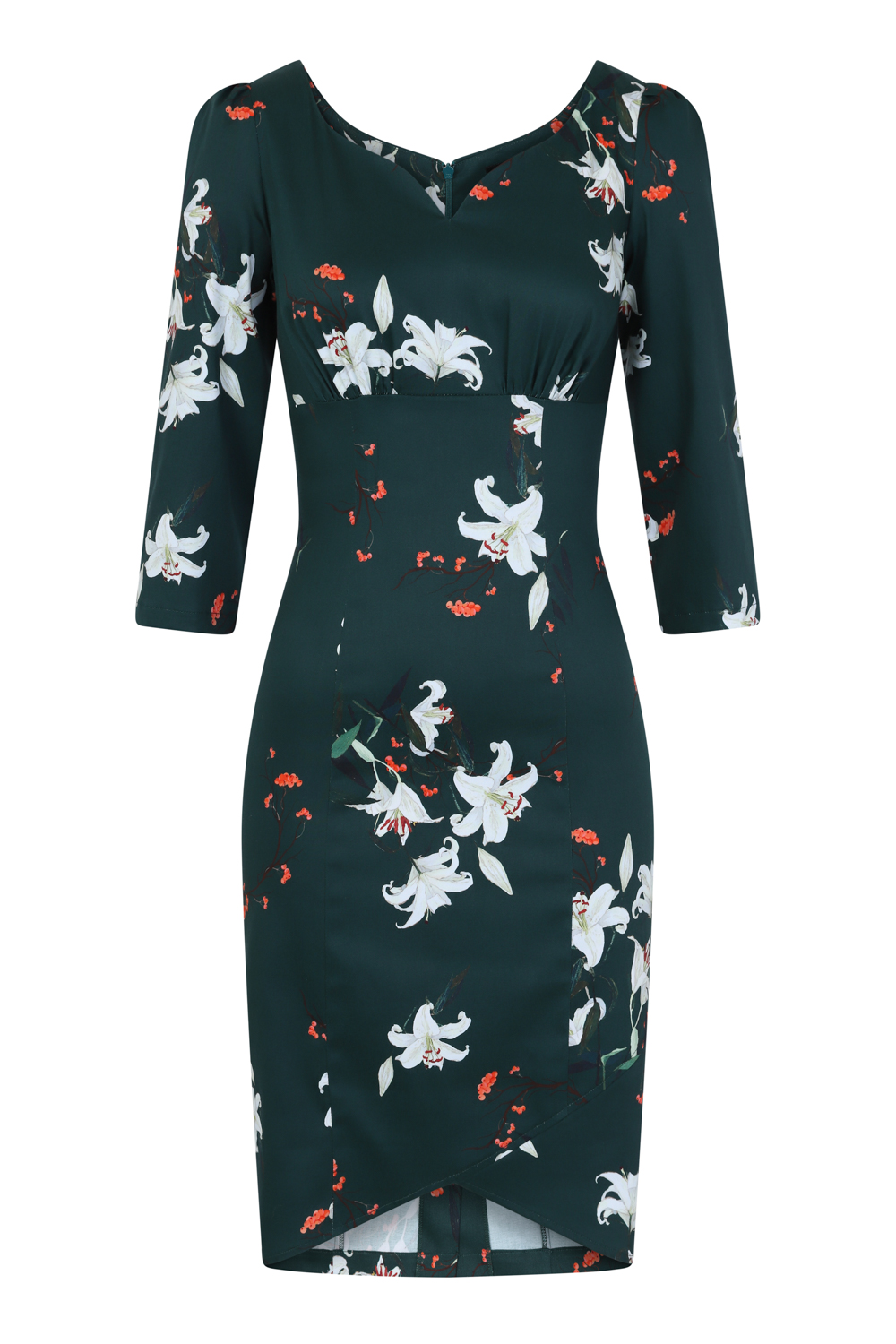 Dorothy Lily Floral Wiggle Dress